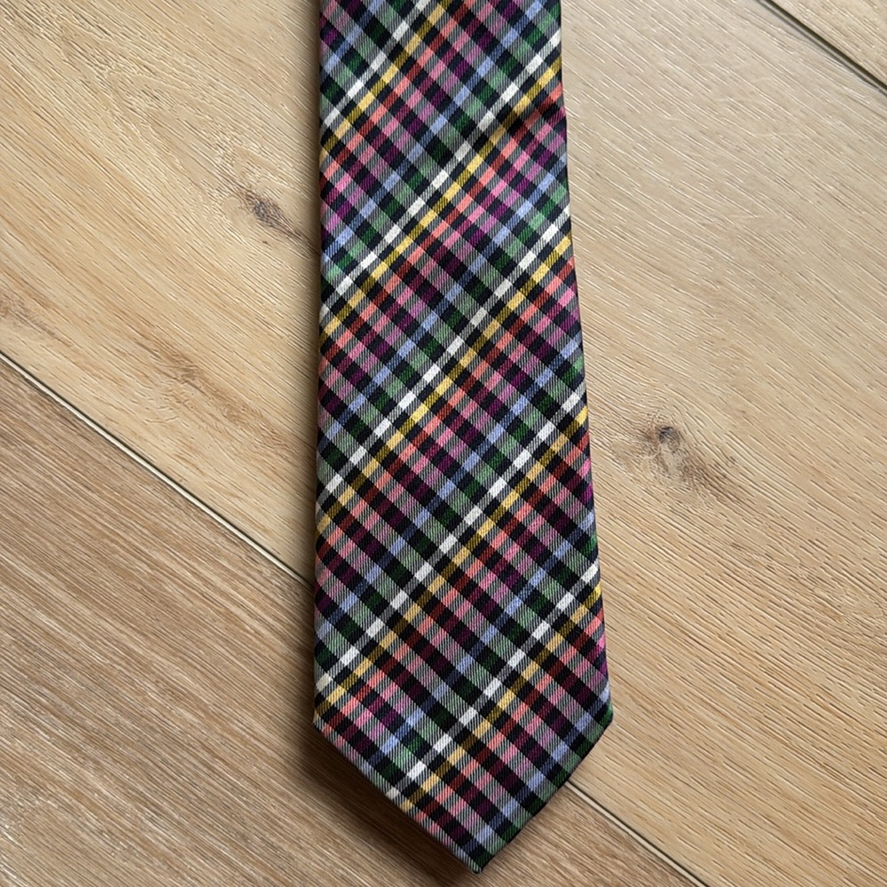 CHARLES TYRWHITT - Plaid Multicolor Men's Tie